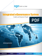 E Governance Brochure Industry Specific ERP Solution