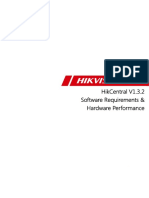 HikCentral V1.3.2 - Software Requirements & Hardware Performance - 20190131