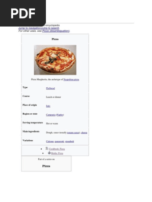 How To Cook A Pizza Docx Pizza European Cuisine