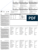 Robot i No Optical Sensor Operating Instructions