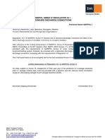 Technical Notice MARPOL 1 - MARPOL Annex IV Regulation 10.1 Standard Discharge Connections