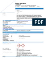 Potassium Hydroxide: Safety Data Sheet