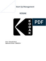 Kodak: Lean Start-Up Management