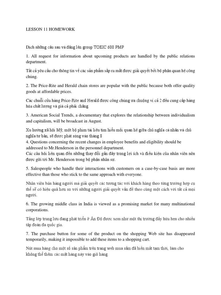 BT Lesson 11 | PDF