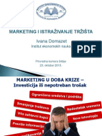 Ivana Domazet Marketing I Istrazivanje Trzista