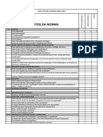 Check-list para auditoria OHSAS 18001