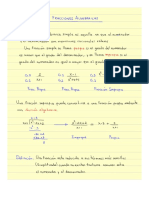 fracciones algebraicas