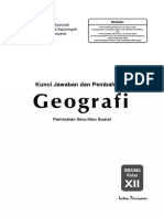 Kunci PR Geografi 12 K-13 2018 PDF