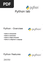 Python Lecture 2018