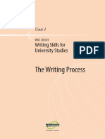 Writing Skills for Uni Studies U1