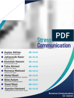 Stress of Communication