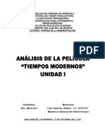 Analisis Pelicula Tiempos Modernos