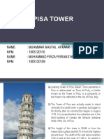 Pisa Tower: Name: Muammar Naufal Afkaar NPM: 1803120110 Name: Muhammad Firza Feriansyah NPM: 1803120109