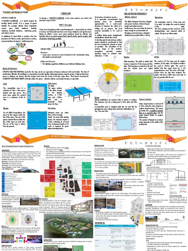 Modern Sports Complex Design Guide | PDF | Swimming Pool | Sports