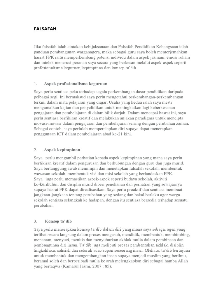 Falsafah Exam Pdf