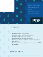 Revisi 'Percobaan 4 (Pemisahan Dan Pemurnian Anorganik)-1 Fix.pptx'