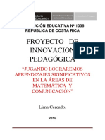 Proyecto de Innovación Pedagógica - BM