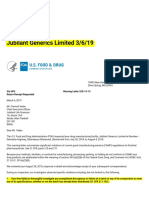 Warning Letters - Jubilant Generics Limited 3 - 6 - 19 PDF