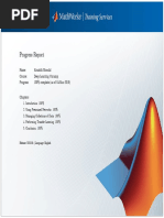 Progress Report: Name: Koushik Mondal Course: Deep Learning Onramp Progress: 100% Complete (As of 04-Mar-2019) Chapters