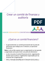 Crear Un Comité de Finanzas y Auditoría