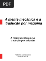 A mente mecânica e a tradução