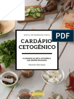 Cardapio cetogenico