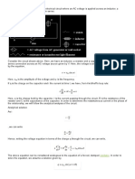 Ac Voltage Across LCR PDF