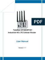 TeleWell SF300-SF301 series Industrial 4G LTE Router_User Manual_V1_1_08282017doc.pdf