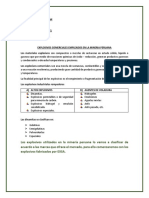 Explosivos Comerciales Empleados en La M