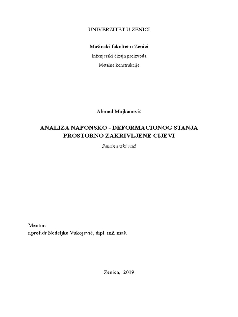 Seminarski Rad MK | PDF