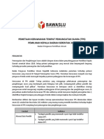 Pemetaan Kerawanan Tempat Pemungutan Suara