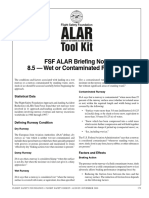 Tool Kit: FSF ALAR Briefing Note 8.5 - Wet or Contaminated Runways