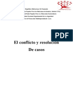 Conflicto y Resolucion de Casos