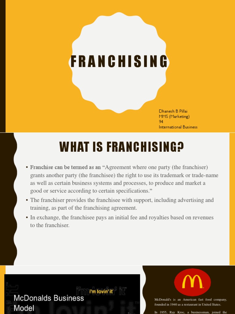 Understanding Franchising Basics | PDF