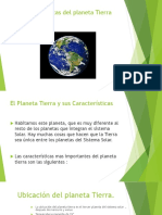 Características Del Planeta Tierra