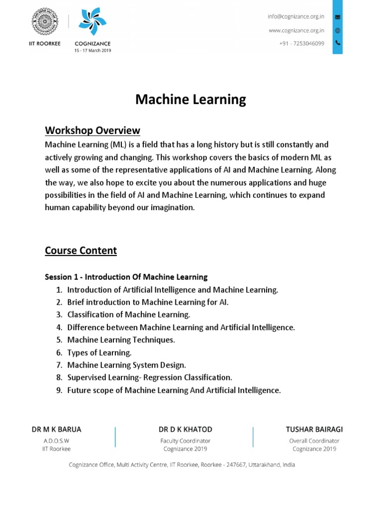 Machine Learning | PDF | Machine Learning | Statistical Classification