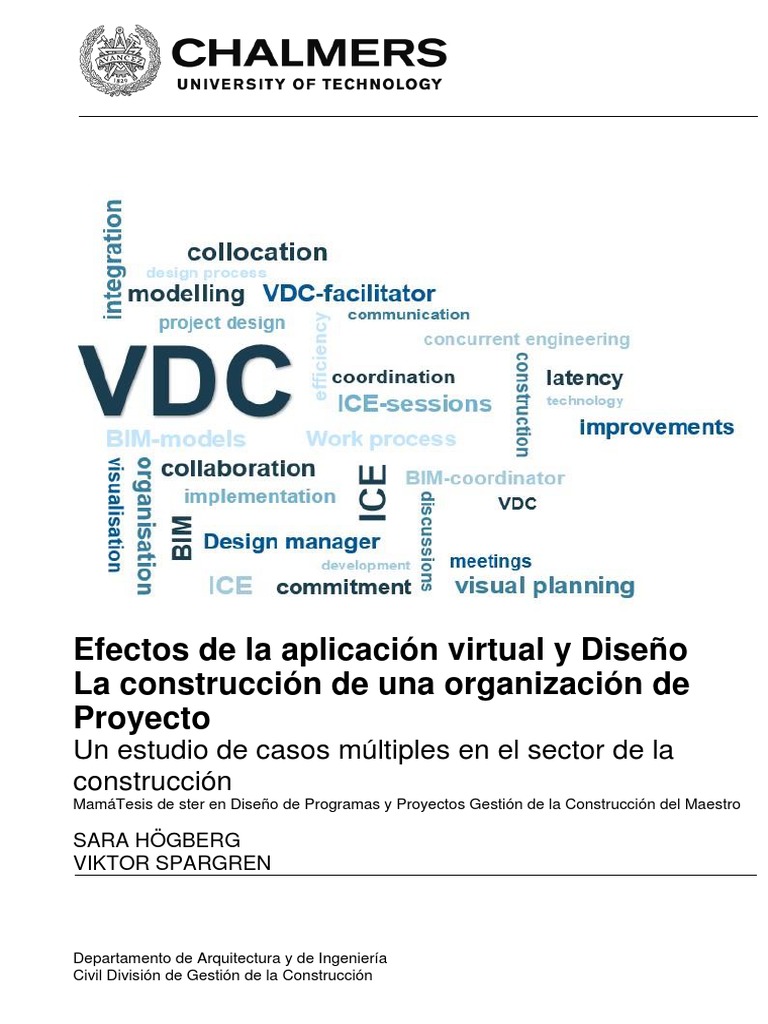 Effects of Implementing Virtual Design and Construction - En.es | PDF ...