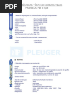 Características Construtivas Bombas Pleuger