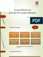 Seminario Tromboprofilaxis