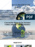Cambio Climatico de París