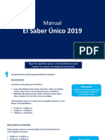 Manual El Saber Único 2019: pasos para resolver examen