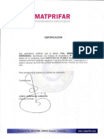 Certificación Laboral MATPRIFAR PDF