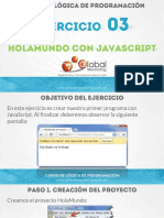 Ejercicio 03 - HolaMundo Con JavaScript