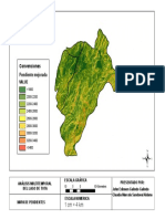 Mapa de Pendientes de La Zona Del Lago de Tota