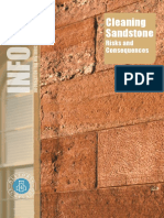 Cleaning Sandstone - risks