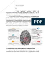 Generalidades de la criminología como ciencia empírica e interdisciplinar