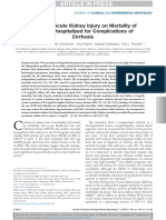Jurnal Reading Impact of Acute Kidney Injury On Mortality of Cirrhosis Buly Fatrahady PDF