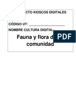 Rótulo - Fauna y Flora de Mi Comunidad PDF