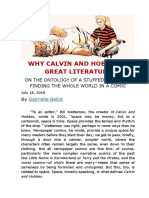 WHY CALVIN AND HOBBES IS GREAT LITERATURE.docx