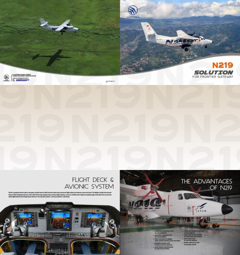 N219 Aircraft Overview and Features | PDF | Takeoff | Avionics